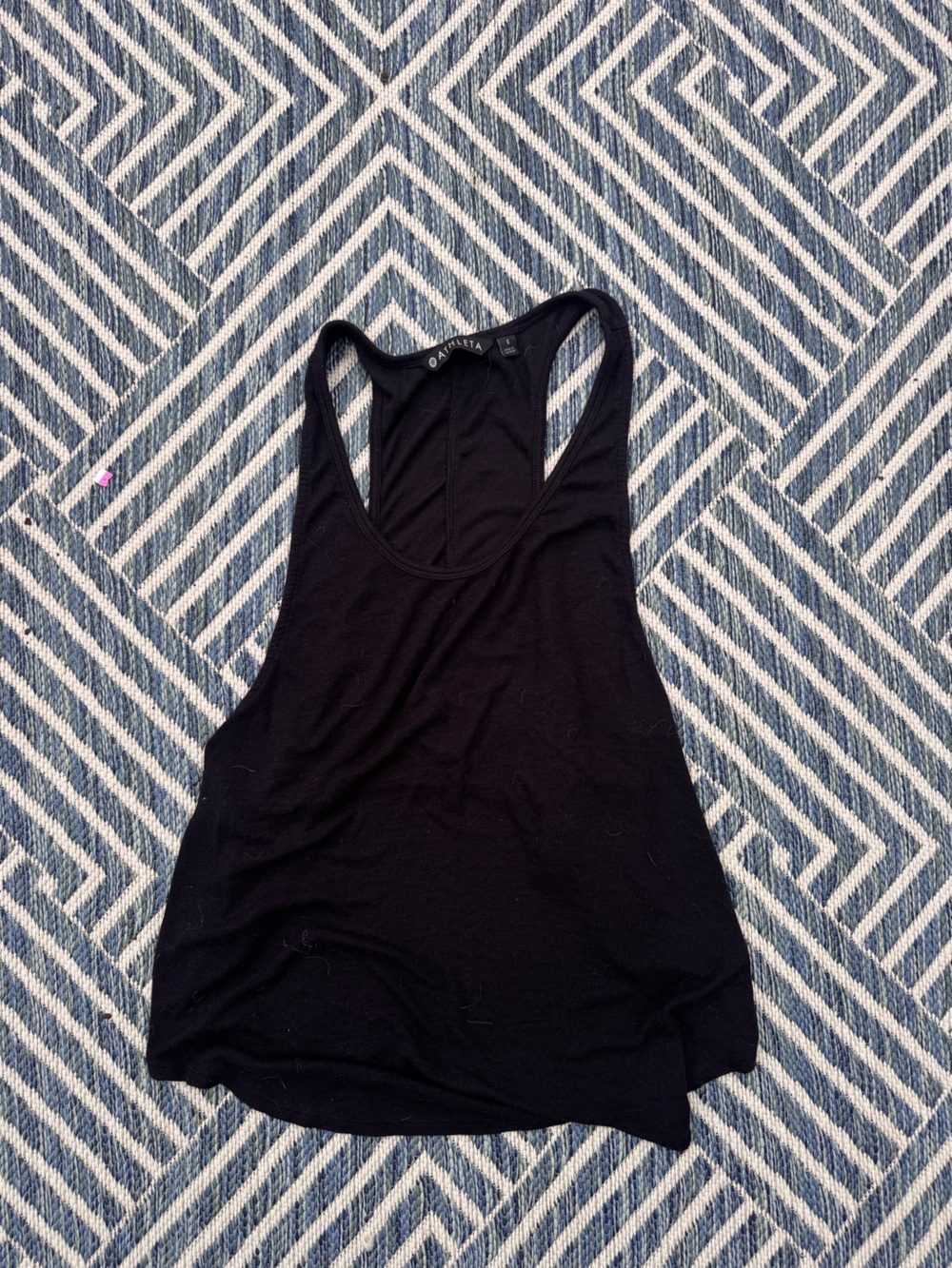 Athleta Black Racerback Tank Top